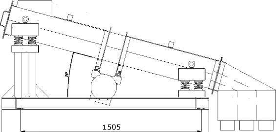 Вибрационный грохот (вибросито) ВГ-1,5 схема1